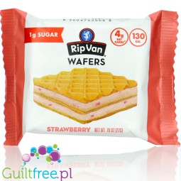 Rip Van Wafers Strawberry 130kcal - wafer with strawberry cream 1g sugar