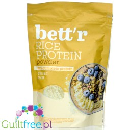 Bett'r Rice Protein - oragniczne  białko ryżowe 100% bez słodzików i aromatów