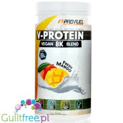 Pro Fuel V-Protein 8K Fresh Mango 750g, vegan protein powder