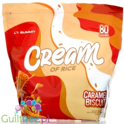 Summit Cream of Rice, Caramel Biscuit 2kg - sugar-free rice gruel, recovery workout meal, Caramel Biscuit