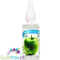 Funky Flavors Sweet Green Apple - sweetened green apple flavor without fat and calories