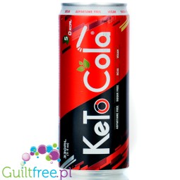Keto BCAA Cola - wegańska cola 0kcal  bez cukru i aspartamu z aminokwasami BCAA