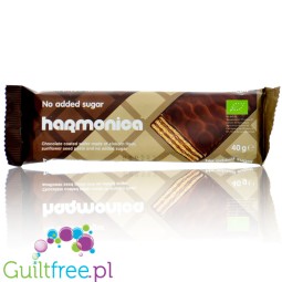 Harmonica Chocolate - BIO wafer without sugar and sweeteners with cocoa cream in chocolate