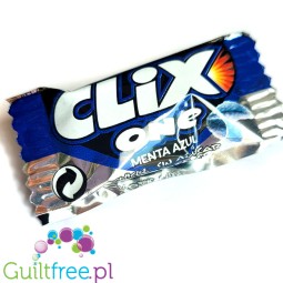 Clix One Menta Azul sugar-free chewing gum with blue mint flavor