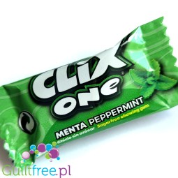 Clix One Menta Peppermint sugar free chewing gum, Peppermint