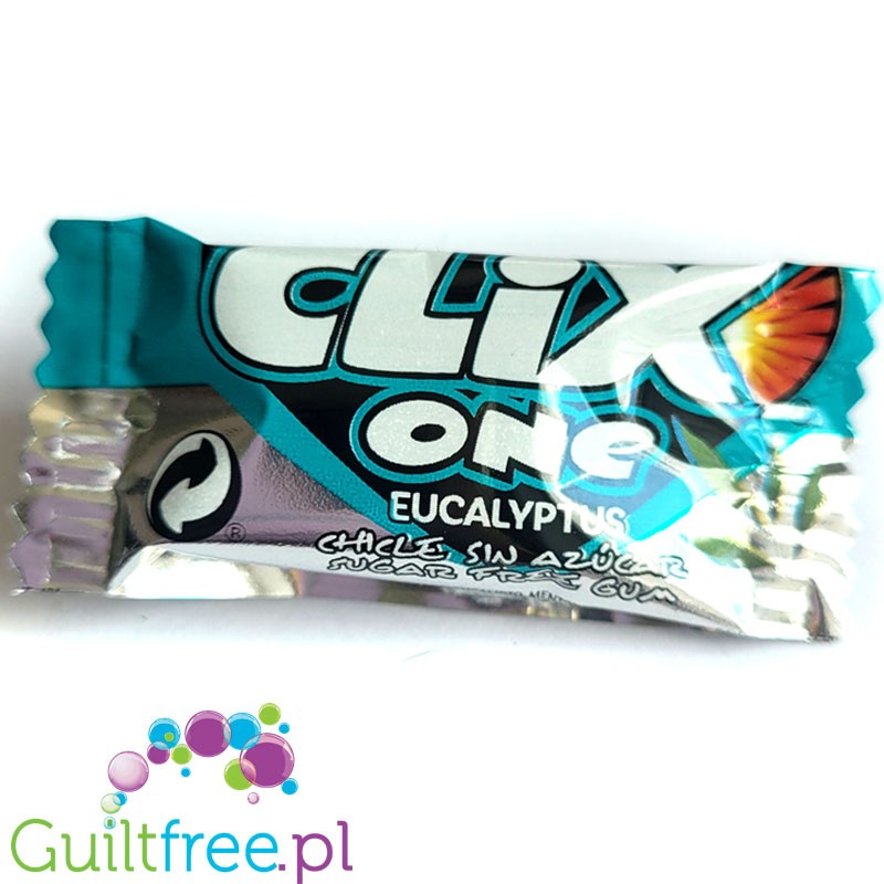 Clix One Eucalyptus - guma do żucia bez cukru, Eukaliptus