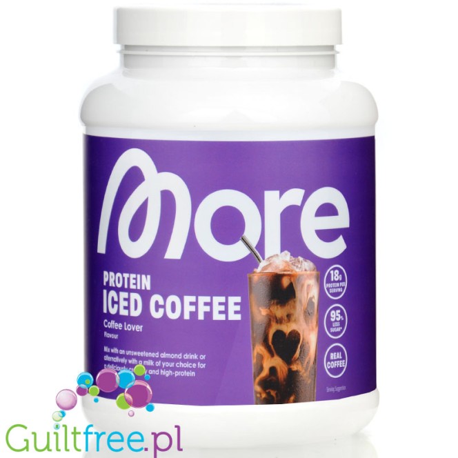 More Nutrition Protein Iced Coffee, Coffee Lover 0.5kg - sugar-free iced protein coffee