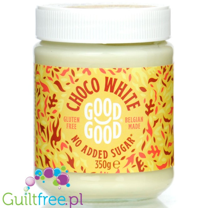 Good Good Choco White Spread - Belgian white chocolate cream with no added sugar