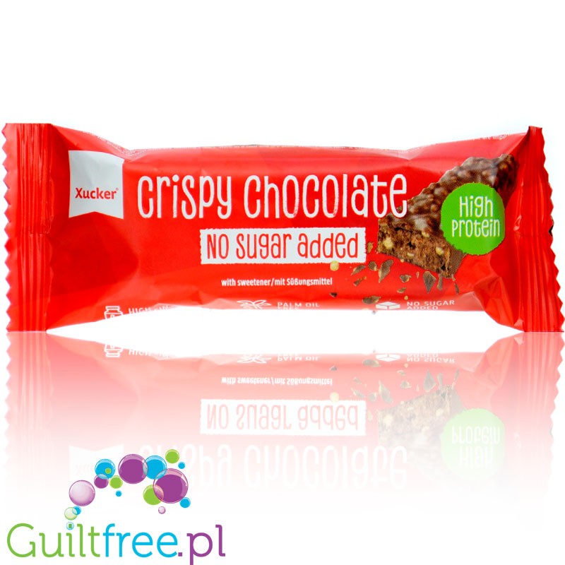 Xucker Crispy Chocolate Bar - protein bar with xylitol 165kcal