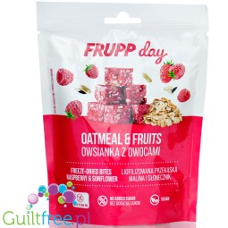 Celiko Frupp Day Raspberry & Sunflower - freeze-dried oat cubes with raspberry and sunflower with no added sugar