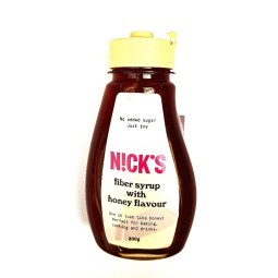 *DEFEKT* N!CK"S Nicks Honey Fiber Sirup - wegański syrop błonnikowy bez cukru ze stewią o smaku miodowym