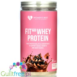 Women's Best Fit Pro Whey Double Rich Chocolate 510g - protein supplement for women with WPC & WPI, double chocolate flavor