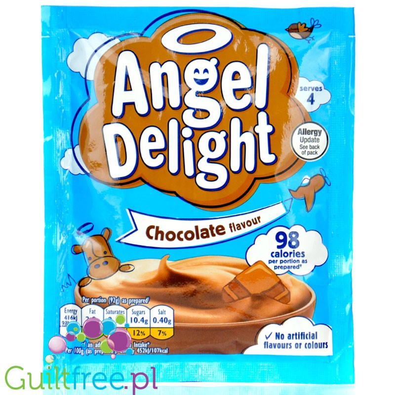 Angel Delight Chocolate - fluffy instant chocolate mousse, 98 kcal