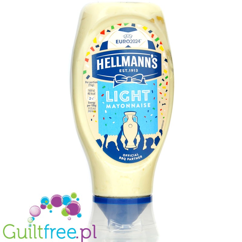 Hellmann's Light Mayonnaise 430ml - low-fat mayonnaise 60% less calories