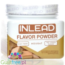 Inlead Flavor Powder Nougat 250g - błonnikowy aromat słodzący w proszku bez cukru, Nugatowy