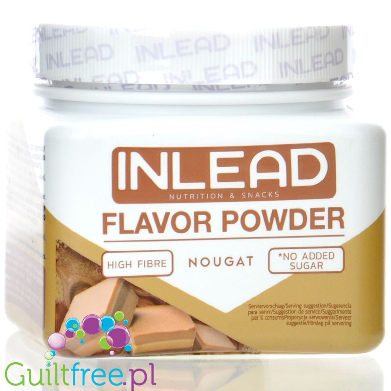 Inlead Flavor Powder Nougat 250g - fiber sweetener powder without sugar, Nougat.