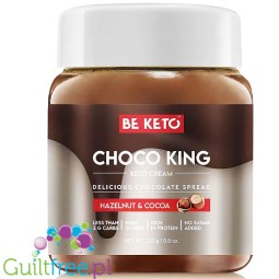 BeKeto Keto Krem™ Choco King - krem czekoladowo-orzechowy bez cukru z erytrolem i WPC