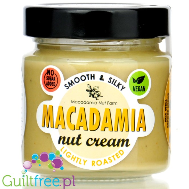 Macadamia Nut Farm Lightly Roasted Macadamia Nut Cream - 100% macadamia nut cream, lightly roasted.