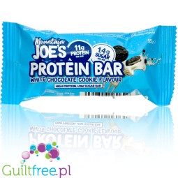 Mountain Joe's Protein Bar White Choc Cookie - proteinowy baton w białej czekoladzie 130kcal & 11g białka, Ciastko z Kremem