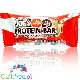 Mountain Joe's Protein Bar White Choc Hazelnut - Protein bar 11g protein & 134kcal, White Chocolate & Hazelnut