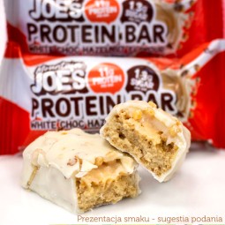 Mountain Joe's Protein Bar White Choc Hazelnut - baton proteinowy 11g białka & 134kcal, Biała Czekolada & Orzech Laskowy