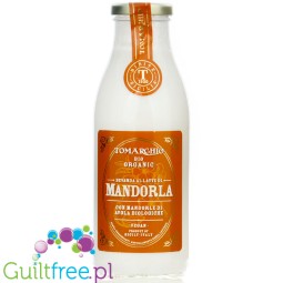 Tomarchio BIO Bevanda Al Latte di Mandorla 500ml - organic almond drink from Sicily, glass bottle