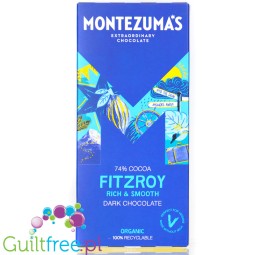 Montezuma's Fitzroy Rich & Smooth Dark Chocolate 74% (CHEAT MEAL) ekskluzywna ciemna czekolada 74 % kakao