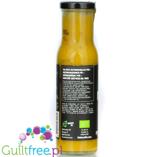 Bio Bandits Vegan Sauce Mango Chili - sos musztardowy z mango i chili