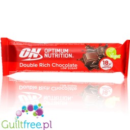 Optimum Nutrition Plant Bar Double Rich Chocolate - wegański baton białkowy 0,5g cukru