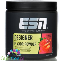 ESN Designer Flavor Powder Strawberry 250g - vegan flavor powder, Strawberry