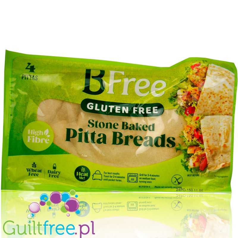 BFree Stone Baked Pita Breads 130kcal - bezglutenowa, wegańska pita 4szt