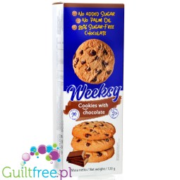 Weeksy Chocolate Chip - chocolate chip cookies with no added sugar or palm oil