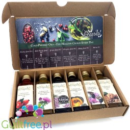 Grapoila Cold-Pressed Oil Selection Box - zestaw prezentowy unikatowych olejów tłoczonych na zimno