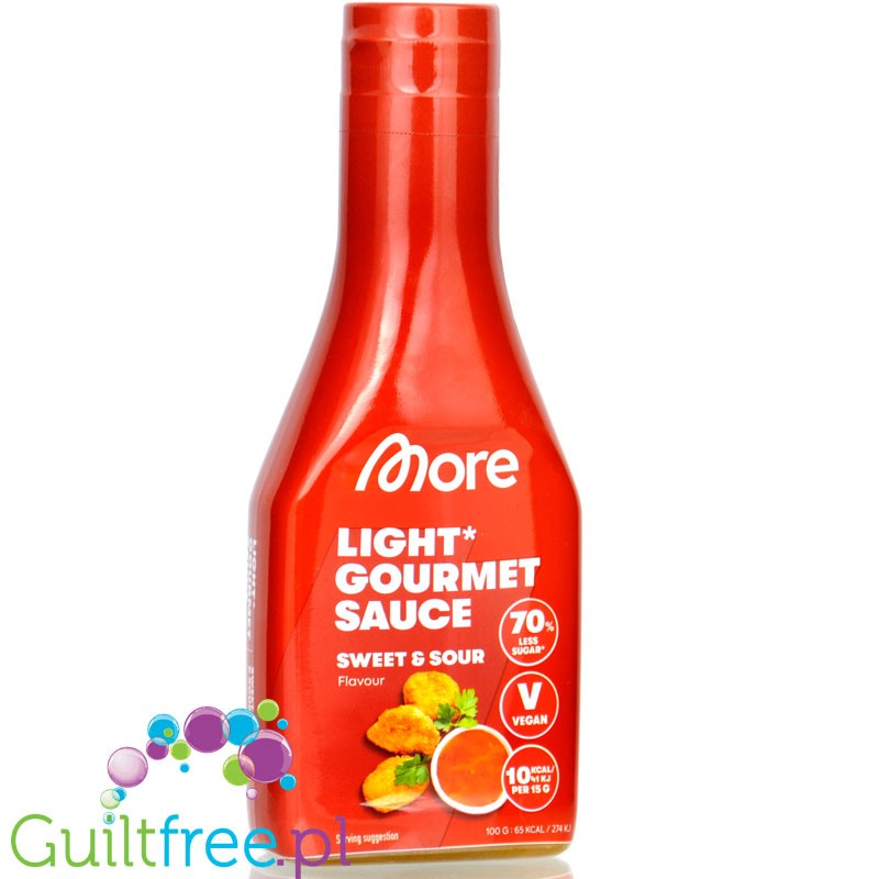 More Nutrition Light Gourmet Sauce Sweet & Sour - pineapple exotic sweet & sour sauce 70% less sugar