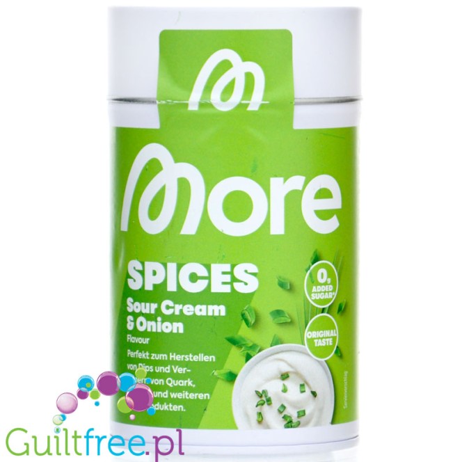 More Nutrition More Spices Sour Cream & Onion - herb and cream spice blend for dips, cottage cheese, yogurt