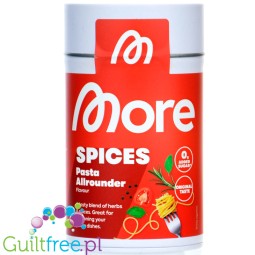 More Nutrition More Spices Pasta Allrounder - a blend of herbs and spices for pasta with Cheddar cheese and tomatoes