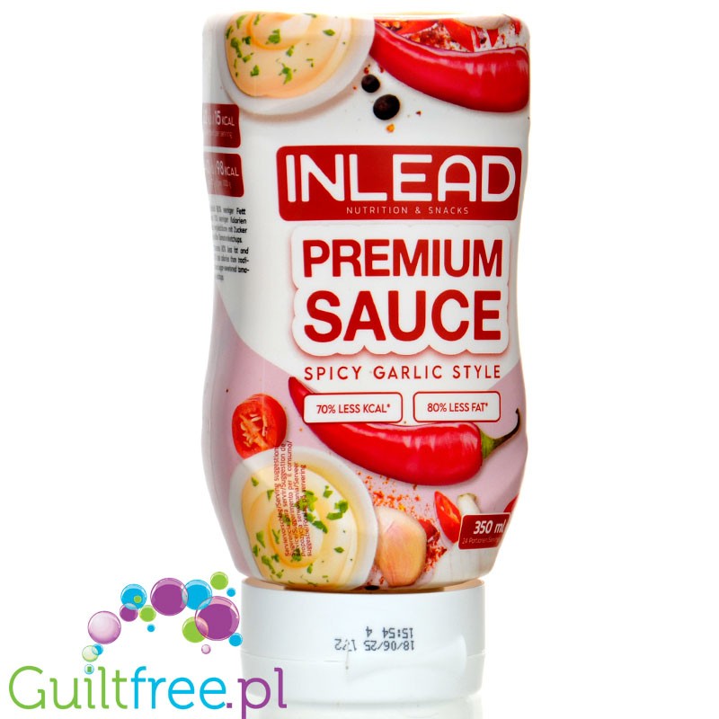 Inlead Premium Sauce Spicy Garlic - gęsty sos czosnkowy 80% mniej tłuszczu