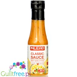 Inlead Classic Sauce Spicy Garlic - pikantny sos czosnkowy bez cukru i bez tłuszczu, tylko 14kcal