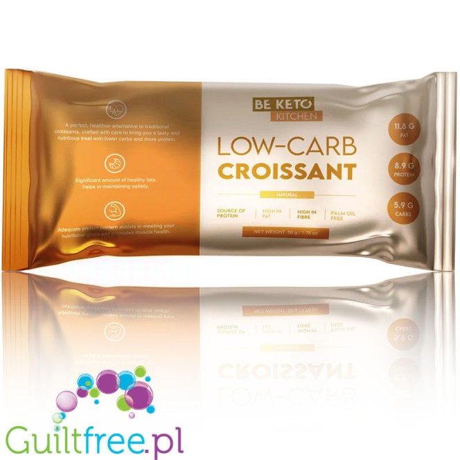 Be Keto Low-Carb Croissant Natural - keto croissant 5.9g carbohydrates, 8.9g protein