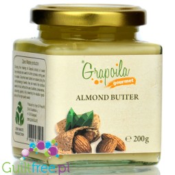 Grapoila Almond Butter - white raw almond butter 100%.