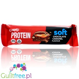 Corny Protein Soft Bar Chocolate Caramel - protein bar without added sugar 163kcal & 13g protein