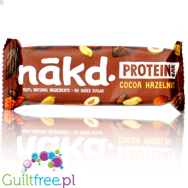 Nakd Protein Cocoa Hazelnut Bar - vegan natural protein bar with chocolate hazelnut flavor