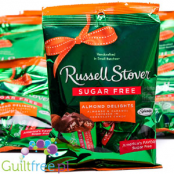 Russell Stover Sugar Free Peg Bag Candy, Almond Delights, Almond & Caramel Covered in Chocolate Candy 