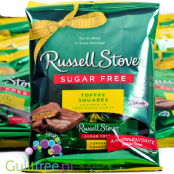 Russell Stover Sugar Free Peg Bag Candy, Toffee Squares Covered in Chocolate Candy 