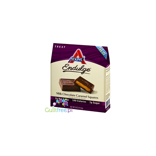 Atkins Treat Chocolate Milk Caramel Squares 