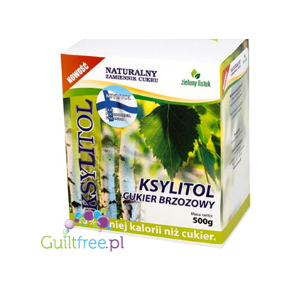 Naturalny Ksylitol Zielony Listek 0,5kg