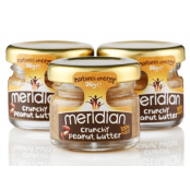 Meridian czyste Masło Orzechowe Crunchy bez cukru i soli