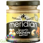 Meridian smooth cashew butter 100% nuts -