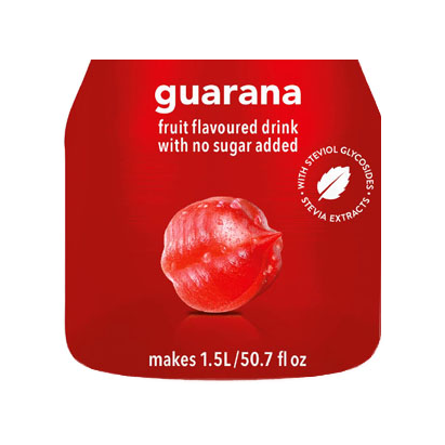 Bolero Instant Fruit Flavored Drink with sweeteners, Guarana
