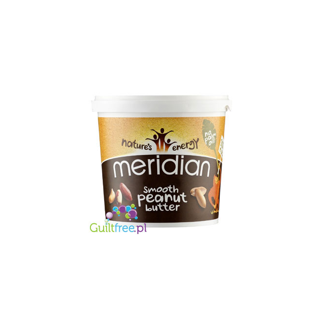 Meridian smooth peanut butter 100% nuts